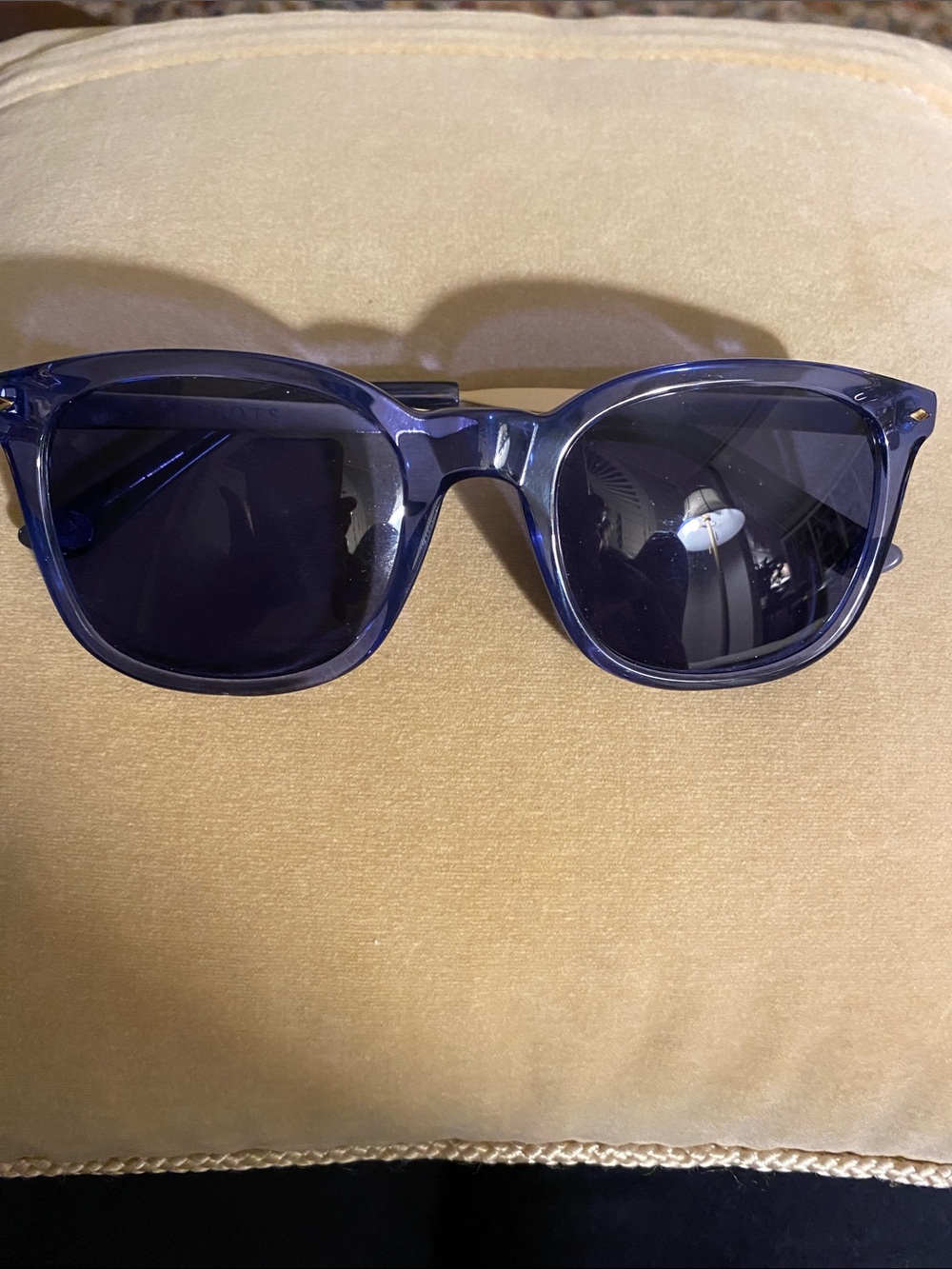 Talbots Blue Sunglasses with Red Case - Picture 2 of 11